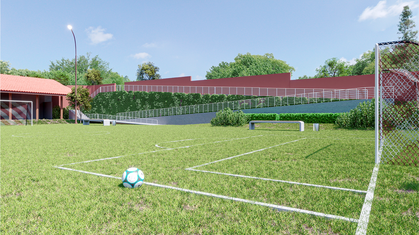Mini campo de futebol